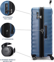 Travelpro Maxlite Air V2 Hardside Expandable Checked Luggage, 8 Spinner Wheels, Lightweight Hard Shell Suitcase, TSA lock, Ensign Blue, Checked Large 28-Inch