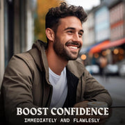 Striking Viking Hair Building Fibers for Thinning Hair (Black) 28g – Natural – Long-Lasting Powder for Undetectable, Thicker Look for Men & Women - Hair Fibers