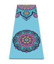 nuveti Yoga Mat Print Extra Thick TPE Non Slip Fitness Exercise Mat with Carrying Bag,72"x24" Extra Thick 6MM Exercise & Workout Mat for Yoga, Pilates Fitness and Floor Exercises