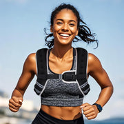 Weighted Vest Woman, 6lb/8lb/12lb/16lb/20lb, Adjustable Women Weighted Vest for Walking, Strength Training, Running, Fitness, Muscle Building, Black