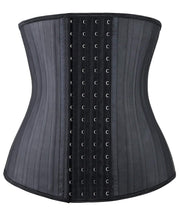 YIANNA Waist Trainer for Women Latex Underbust Waist Corsets Cincher Hourglass Body Shaper 4 Hooks