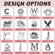 Personalized Tumbler with Engraved Name - Custom Coffee Tumblers with Lids and Straws, Made in USA 20 Oz Stainless Steel Travel Tumbler Personalized Gift for Birthday Christmas for Men Women Kids