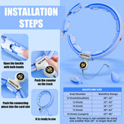 U5-16 Knots Waist 28”- 46”, Silent Smart Weighted Hula Hoop for Adults Weight Loss, Infinity Hoop Plus Size, Home Outdoors Fitness Exercise, Abdominal Toner