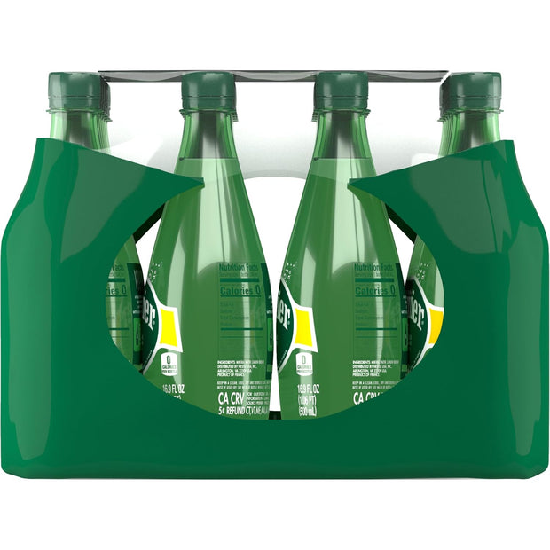 Perrier Carbonated Mineral Water Plastic Bottles, Original, 16.9 Fl Oz (Pack of 24), 405.6 Fl Oz
