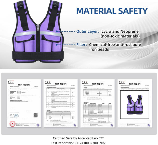 Sportneer Adjustable Weighted Vest Weights: 2-18 lbs/2-40 lbs Washable Weight Vest 16 In 1 Fast Adjust Rucking Vest for Women and Men Home Gym Workout Fitness Strength Training Vests