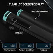 KYTO Smart Jump Rope, High Speed Jump Rope with Counter, Workout Jumping Rope with Steel Ball Bearings, Adjustable Length Speed Skipping Rope, Skipping Rope with App, Fitness Gifts for Adults, Kids