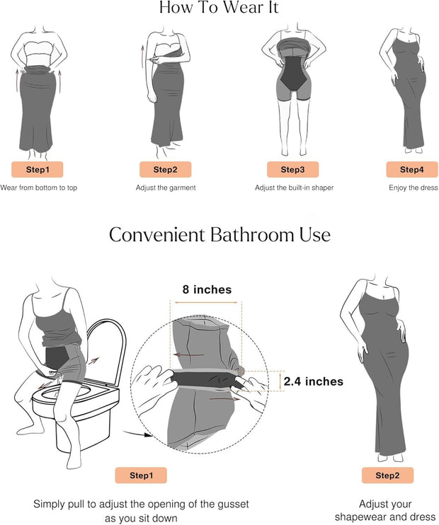 Popilush Summer Dresses for Women 2025 - Club Dress Cocktail Shapewear Mini Dress Spaghetti Straps Dinner Date Night Bodycon