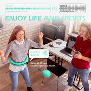 Weighted Hula Circle with 32 Links(66 Inch), Sweet Weight Ball, for Adults Weight Loss, Infinity Fitness Hoop Plus Size, for Women Smart Exercise Equipment