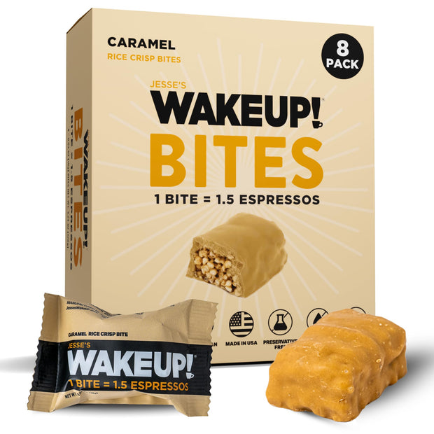 WAKE UP!™ Chocolate Caffeinated Protein Bars – 350 mg Clean Caffeine (1 Bar = 3 Espressos) • Vegan, Gluten-Free, Kosher • Plant-Based Energy + Protein • On-the-Go Focus & Endurance