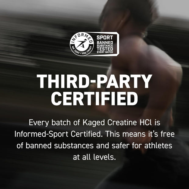 Kaged Creatine HCl Powder, Fruit Punch, Supports Muscle Growth and Recovery, Patented Creatine Hydrochloride Formula, Easy Digestion and Enhanced Muscle Absorption, 75 Servings