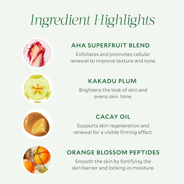 Tata Harper Resurfacing Body Serum, Brightening and Smoothing Body Serum, Botanical Retinol Alternatives, Natural Skincare, Natural Body Care, 125ml