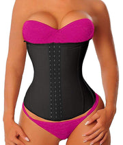 YIANNA Latex Long Torso Waist Trainer for Women Tummy Control Underbust Waist Cincher Corset Sport Girdle Body Shaper