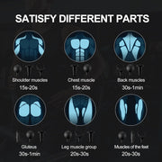 Massage Gun Deep Tissue, Silent Brushless Motor and Portable Massage Gun with 4 Interchangeable Heads for Deep Muscle Relief and Relaxation, Relax Gift