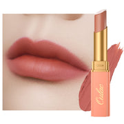 Oulac Beige Lipsticks for Women, Pale Nude Matte Lip Base, Full Coverage Lip Color, Satin Matte Finish, Cream Texture, Hydrating, Infused with Hyaluronic Acid, Vegan & Clean Beauty 4g SG01 Bare