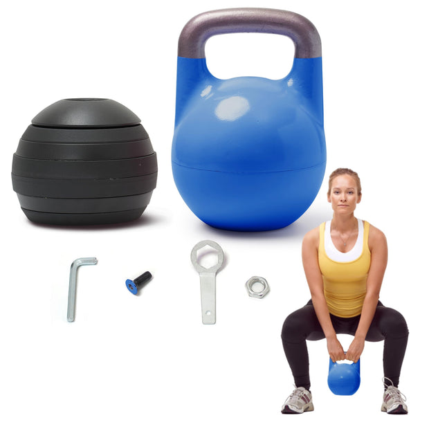 Kettlebell Kings Powder Coated Kettlebell Weights - 9-97 lb Strength Training Kettlebells for Men and Women - Hand Weights Workout Gym Equipment - Weights Set for Home Gym- New