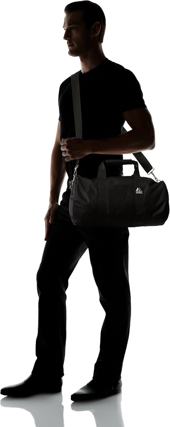 Everest 16-inch Round Duffel, Black, One Size
