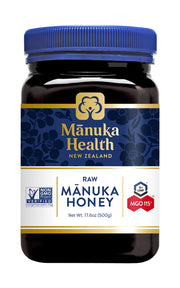 Manuka Health UMF 6+/MGO 115+ Manuka Honey (250g/8.8oz), Superfood, Authentic Raw Honey from New Zealand