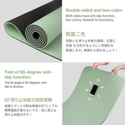 Yoga Mat Non Slip, Eco Friendly Fitness Exercise Mat with Carrying Strap,Pro Yoga Mats for Women,Workout Mats for Home, Pilates and Floor Exercises