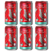 New Alani Mini Energy Drinks, 8.4oz Cans Cherry Slush Flavor Sugar Free, Low Calorie, 100 mg Caffine, Energy Boost Drinks (6 pack) Repackaged By Shadow Hunter