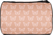 Nxt Moda Butterfly Crossbody Duffle Overnight Travel Carry On Gym Bag Women Sports Fitness Inside & Outside Pocket Cute Fashion Animal Print Shoulder Pads Water Proof Machine Washable (Zinn)