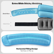 Sportneer Ankle Weights 0.5/1/2/3/5 LBS 1 Pair Wrist Leg Arm Weights for Women Men Kids Child with Adjustable Straps, Strength Weighted for Jogging Running Walking Fitness Gym Workout
