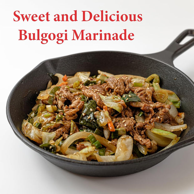 Wang Galbi Marinade, Simple and Easy to Cook, Savory, Sweet and Smoky, Korean BBQ Sauce, Kalbi Marinade, 16.93 Ounce