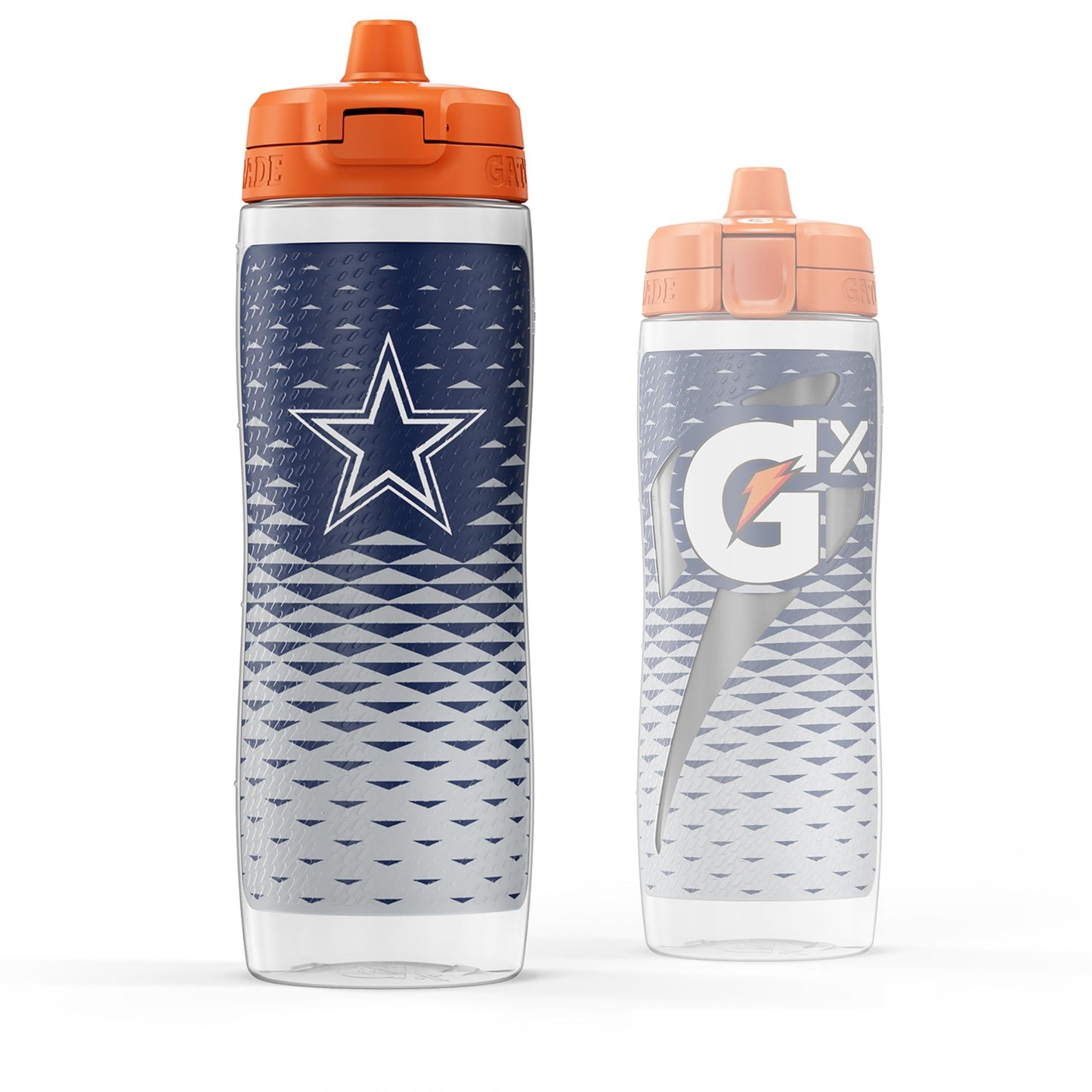 Gatorade Gx NFL Non-Slip Squeeze Bottles, 30 fl oz, Gx Hydration System