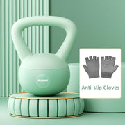 RUNWE Soft Kettlebell - Weight Options for 25, 20, 15, 10 and 5 LB Strength Training Kettlebells Weight Iron Sand Filled Shock-Proof Hand Weights for Women Men or Children