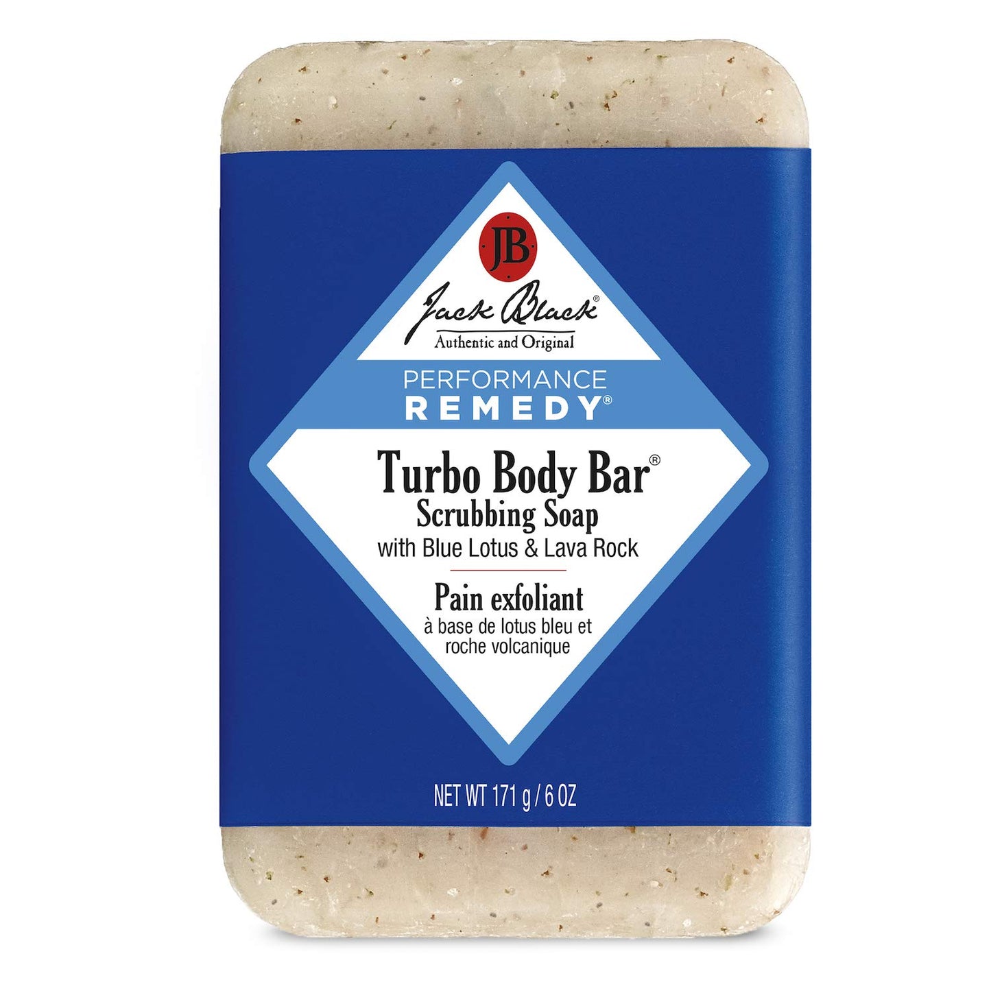 Jack Black Turbo Body Bar Scrubbing Soap - Mens Bar Soap, Exfoliating Bar Soap for Men, Mens Soap Bar, Soap, Exfoliating Soap Bar Men, Mens Body Soap Bar, Mens Body Scrub with Lava Rock