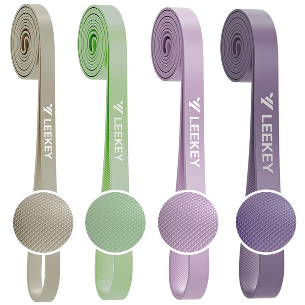 LEEKEY Resistance Bands Set for Pull-Up Assistance & Full-Body Training, Multi-Level Exercise Bands with Bag for Home Workouts, Physical Therapy, Strength Training (Men/Women)