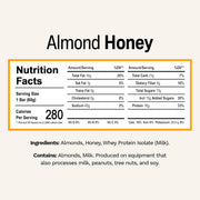 Rise Breakfast Whey Protein Bars Almond Honey, 18g Protein, 2.01 oz (12 Pack)