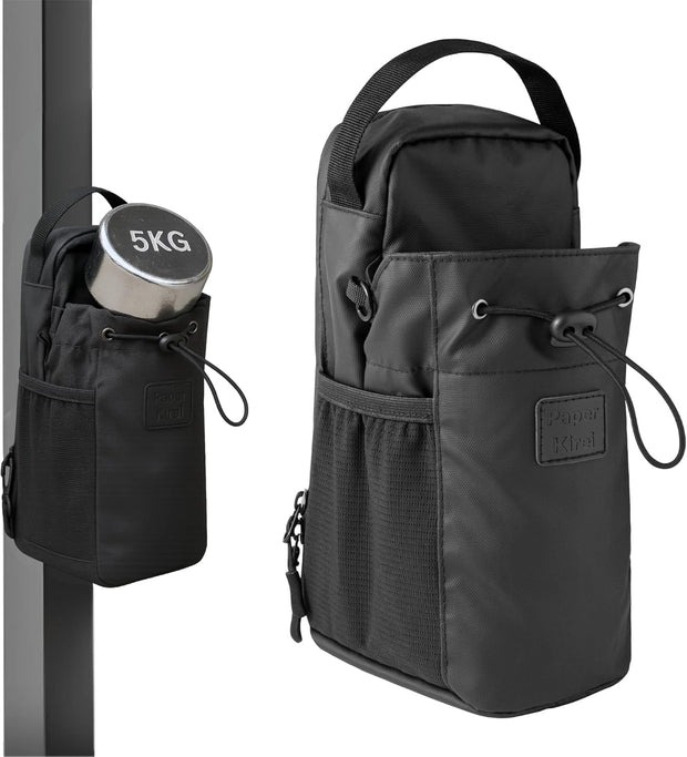 Super Strong Magnetic Gym Bag, Magnetic Water Bottle Bag for Men and Women, Heavy-Duty Load Capacity, Compatible with Various Water Bottles, Waterproof Material, Perfect for Workouts.