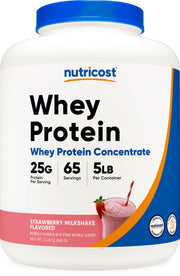Nutricost Whey Protein Concentrate (Unflavored) 2LBS - Gluten Free & Non-GMO