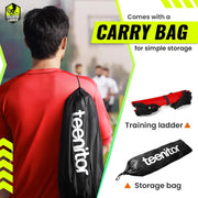 Teenitor Agility Ladder Speed Ladder Training Ladder for Soccer, Speed, Football Fitness Feet Training Carry Bag Agility Training Equipment 13 rungs, 23 feet