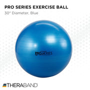 THERABAND Pro Series Exercise Ball, 26" Green Stability Trainer for 5'7"–6'1" Users, Anti-Burst Yoga & Pilates Ball, Balance & Core Trainer, For Athletes Fitness at Gym & Home