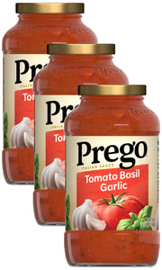 Prego Pasta Sauce, Italian Tomato Sauce with Roasted Garlic & Herbs, 24 Ounce Jar