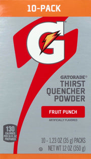 The Gatorade Company Gatorade Thirst Quencher Powder, 1.23oz Packets, Makes 20 ounces (Lemon-Lime), 1.23 Ounce (Pack of 10)