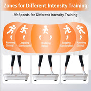 Vibration Plate Exercise Machine, Full Body Shaker Workout Vibration Plate for Lymphatic Drainage Weight Loss, Waver Vibrating Fitness Platform with Resistance Bands, Low Noise Home Fitness for Adults