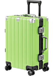 Krute Luggage Set 2 Pieces 20 28 Inch Aluminum Frame Carry on Luggages TSA Lock No Zipper Checked Suitcase with Spinner Wheels Lightweight PC Shell Hardside Suitcases