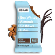 RXBAR Protein Bars, Protein Snack, Snack Bars, Vanilla Almond, 22oz Box (12 Count)