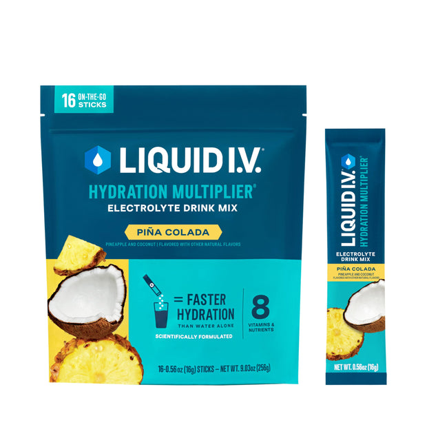 Liquid I.V.® Hydration Multiplier - Lemon Lime | Electrolyte Powder Drink Mix | 1 Pack (16 Servings)