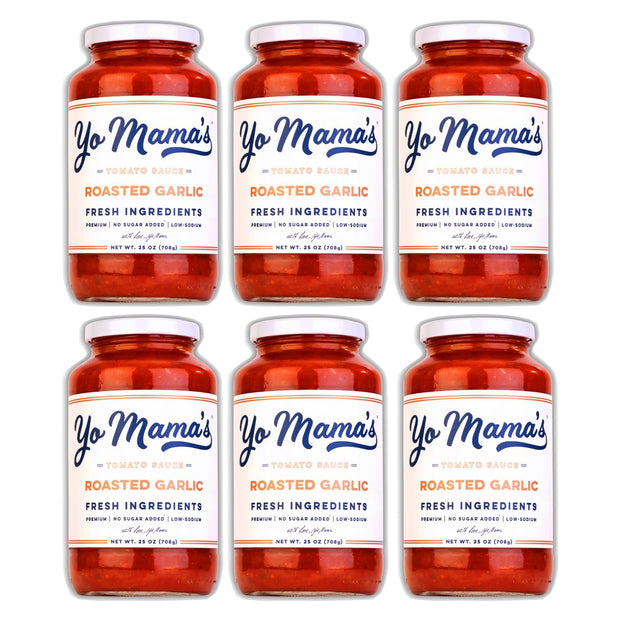 Yo Mama's Foods Keto Marinara Pasta Sauce - (3) 12.5 Ounce Jars - No Sugar Added, Low Carb, Low Sodium, Gluten Free, Paleo Friendly, and Made with Fresh, Non-GMO Tomatoes