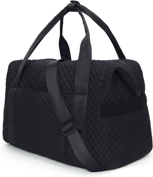BAGSMART Large Gym Bag with Yoga Mat Buckle, Weekender Overnight Bag for Women, Travel Duffle Bag for Travel Essentials, Carry On Tote Bag Hospital Bag for Labor and Delivery