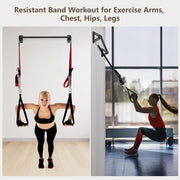 Wall Mounted Doorway Pull Up Bar, Heavy Duty Strength Training Pull-Up Bars for Doorframe, Support Beam or Joist Mount Thick Metal Sturdy Construction Support 500 lbs