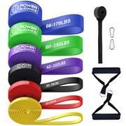 POWER GUIDANCE Resistance Bands, Set of 5 Pull Up Bands, Pull Up Assistance Bands, Exercise Bands, Resistance Bands Set for Legs, Working Out, Muscle Training, Physical Therapy, Shape Body