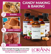 LorAnn Oils Super Strength Flavoring - Used For Candy Making, Flavoring Extracts, Baking, Hard Candy, and Flavor Oils - Bold, Natural Flavors 4X Stronger Than Extracts - Cinnamon Roll, 1 fl oz