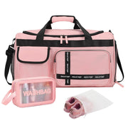 MAXTOP Gym Bag for Women Men Travel Duffle Bag Large Capacity Carry On Weekender Overnight Bag With Shoe Compartment Gym Tote Dry Wet Separation Duffel Bag for Travel