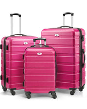 Suitour Luggage Sets 2 piece, Lightweigh Luggage Set with Spinner Wheels, 19/27 inch Travel Suitcase Set