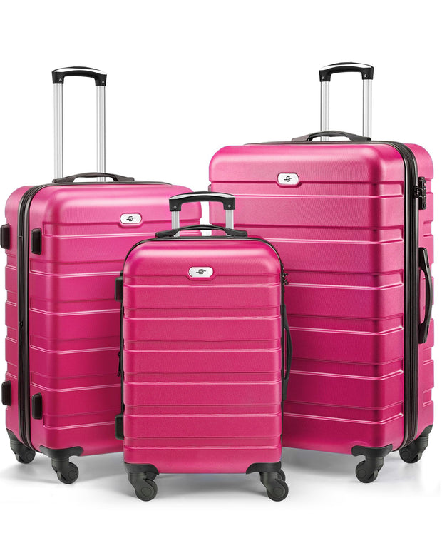 Suitour Luggage Sets 2 piece, Lightweigh Luggage Set with Spinner Wheels, 19/27 inch Travel Suitcase Set