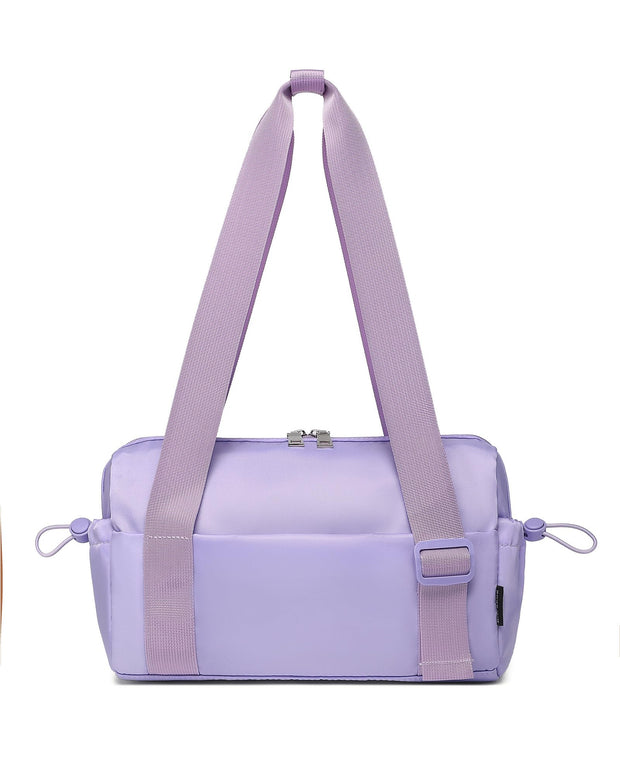 Small Gym Bag for Women Mini Duffle Bag with Wet Compartment, Lightweight Waterproof Cute Tote for Girls Workout Sport Travel, Black